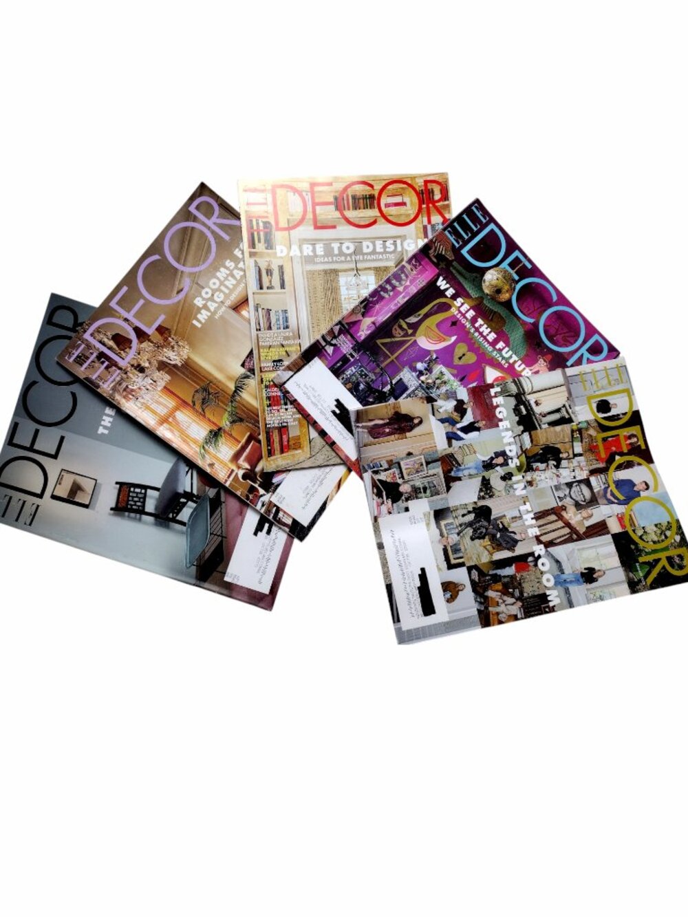 Elle Decor Magazine 5 Issue Bundle 2026, Summer, Winter, March, April, May